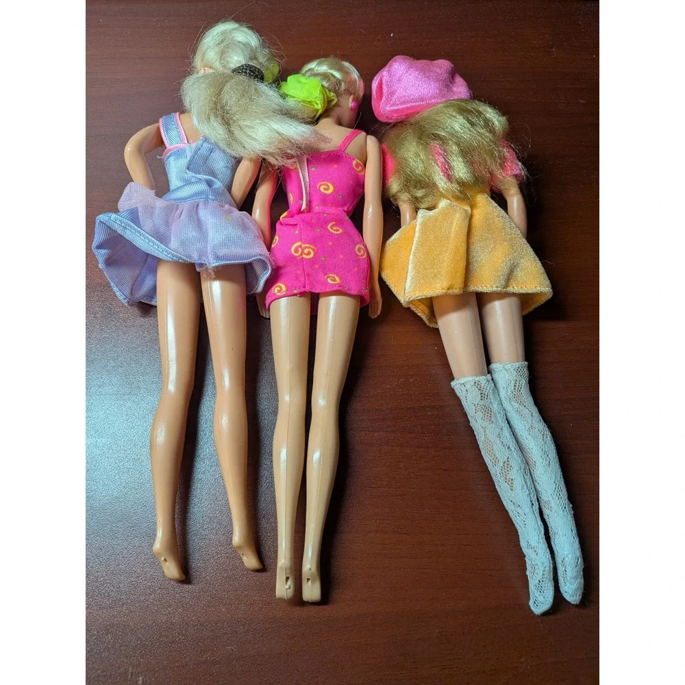 Vintage 1980s & 1990s Barbie Doll Lot Ken Bride Neon Fashion Parts Repair